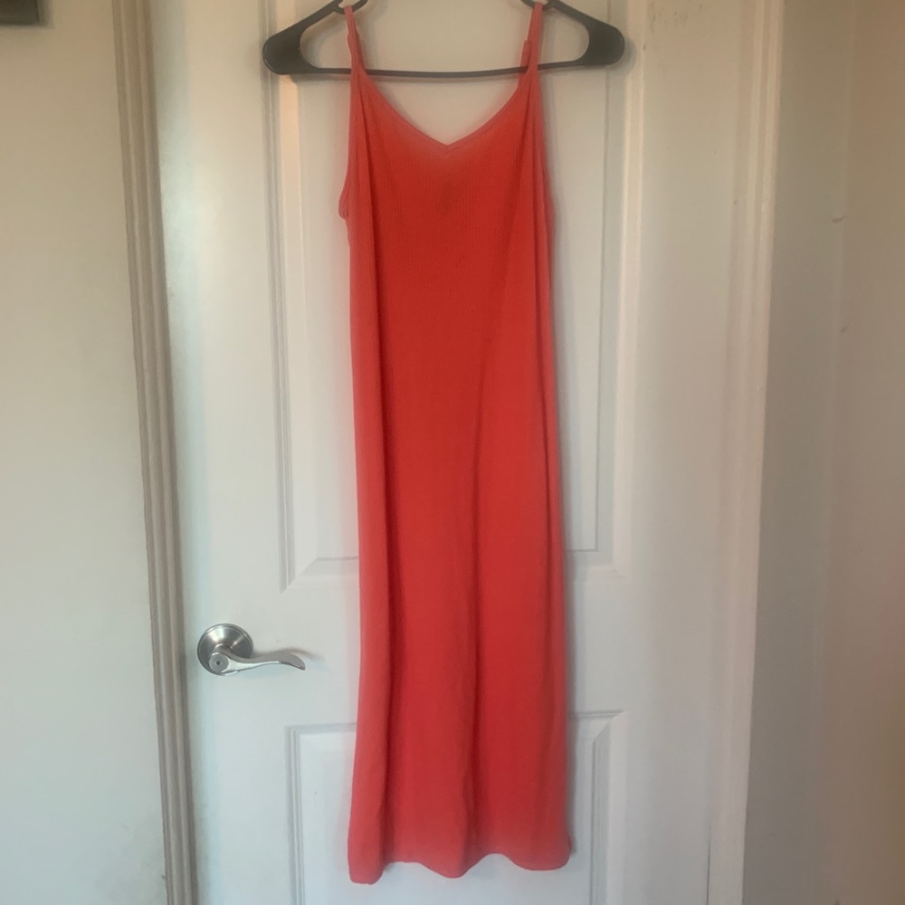 Coral dress